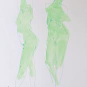 two figures, jade 